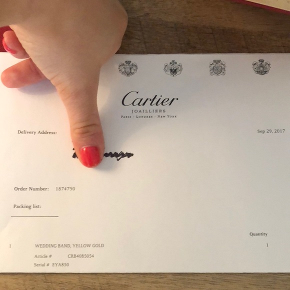 Sold! Cartier love wedding band - Picture 7 of 7